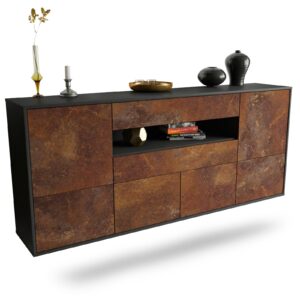 Sideboard McAllen, Rost, hängend (180x79x35cm)