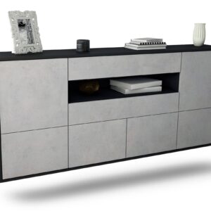 Sideboard McAllen, Beton, hängend (180x79x35cm)
