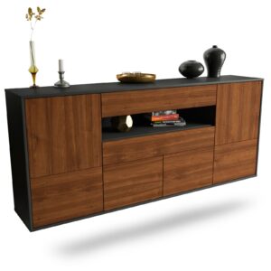 Sideboard McAllen, Walnuss, hängend (180x79x35cm)
