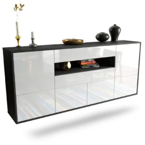 Sideboard McAllen, Weiß, hängend (180x79x35cm)