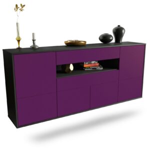 Sideboard McAllen, Lila, hängend (180x79x35cm)