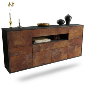 Sideboard Coral Springs, Rost, hängend (180x79x35cm)