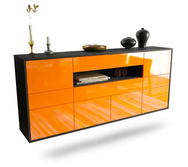 Sideboard Coral Springs, Orange, hängend (180x79x35cm)