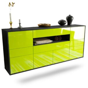 Sideboard Coral Springs, Grün, hängend (180x79x35cm)
