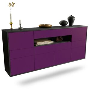 Sideboard Coral Springs, Lila, hängend (180x79x35cm)