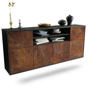 Sideboard Cedar Rapids, Rost, hängend (180x79x35cm)