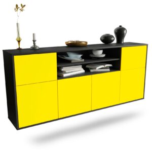 Sideboard Cedar Rapids, Gelb, hängend (180x79x35cm)