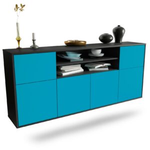 Sideboard Cedar Rapids, Türkis, hängend (180x79x35cm)