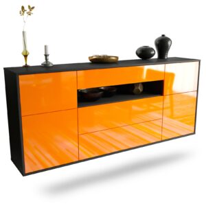 Sideboard Elizabeth, Orange, hängend (180x79x35cm)