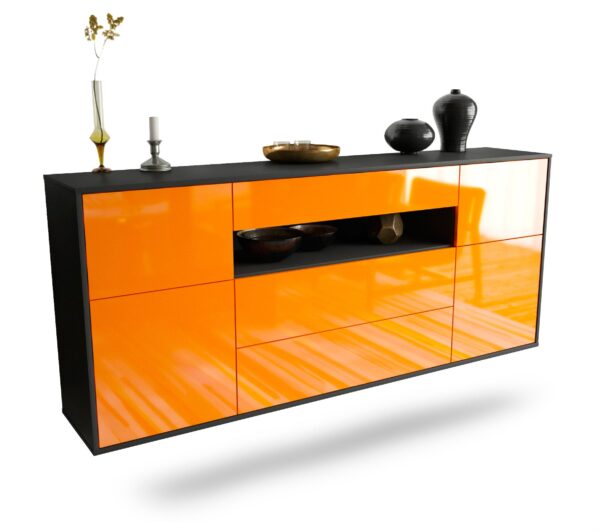 Sideboard Elizabeth, Orange, hängend (180x79x35cm)