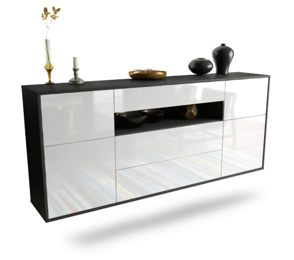 Sideboard Elizabeth, Weiß, hängend (180x79x35cm)