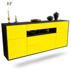Sideboard Elizabeth, Gelb, hängend (180x79x35cm)