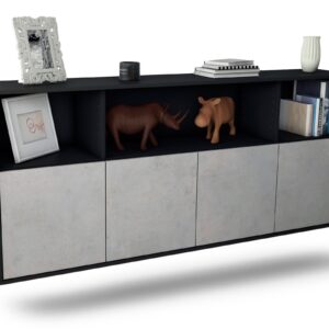 Sideboard Columbia, Beton, hängend (180x79x35cm)