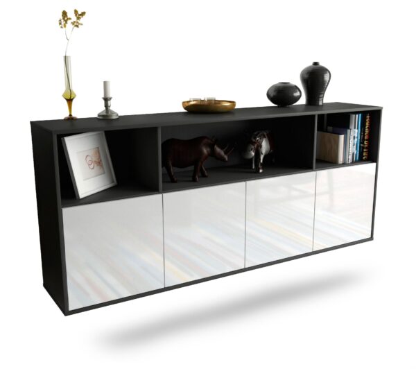 Sideboard Columbia, Weiß, hängend (180x79x35cm)