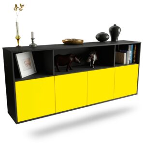 Sideboard Columbia, Gelb, hängend (180x79x35cm)