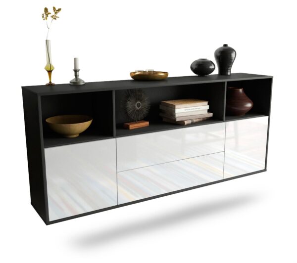 Sideboard Hartford, Weiß, hängend (180x79x35cm)