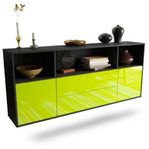 Sideboard Hartford, Grün, hängend (180x79x35cm)