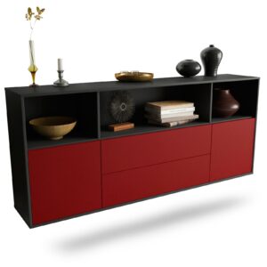 Sideboard Hartford, Bordeaux, hängend (180x79x35cm)