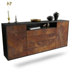 Sideboard New Haven, Rost, hängend (180x79x35cm)