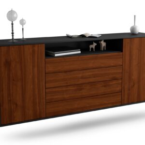 Sideboard New Haven, Walnuss, hängend (180x79x35cm)