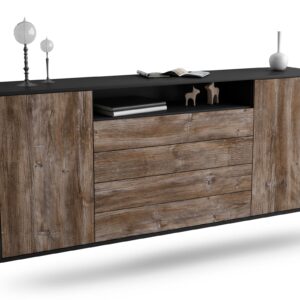Sideboard New Haven, Treibholz, hängend (180x79x35cm)