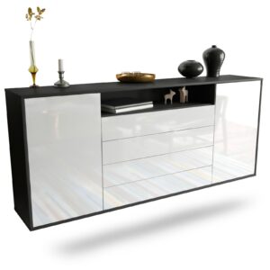 Sideboard New Haven, Weiß, hängend (180x79x35cm)