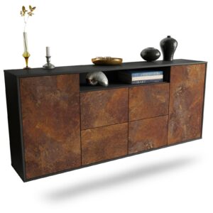 Sideboard Carrollton, Rost, hängend (180x79x35cm)
