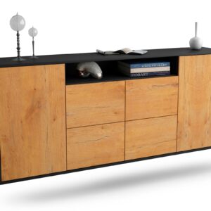 Sideboard Carrollton, Eiche, hängend (180x79x35cm)