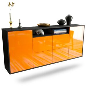 Sideboard Carrollton, Orange, hängend (180x79x35cm)