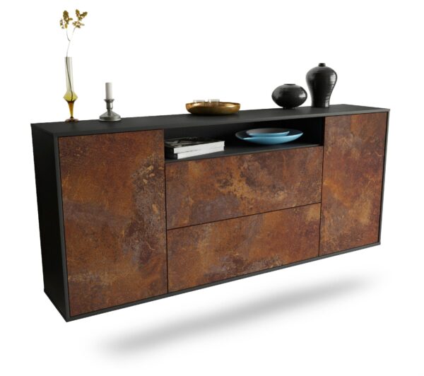 Sideboard Thousand Oaks, Rost, hängend (180x79x35cm)