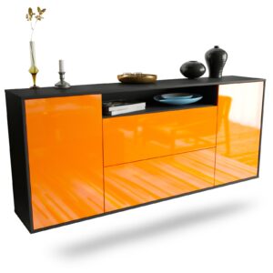 Sideboard Thousand Oaks, Orange, hängend (180x79x35cm)