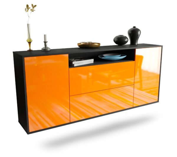 Sideboard Thousand Oaks, Orange, hängend (180x79x35cm)