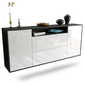 Sideboard Thousand Oaks, Weiß, hängend (180x79x35cm)