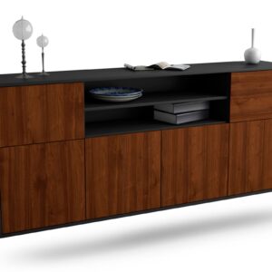 Sideboard Topeka, Walnuss, hängend (180x79x35cm)
