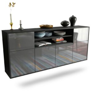 Sideboard Topeka, Grau, hängend (180x79x35cm)