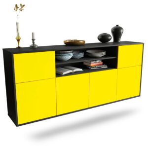Sideboard Topeka, Gelb, hängend (180x79x35cm)