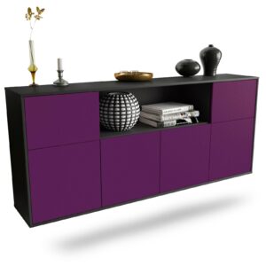 Sideboard West Valley City, Lila, hängend (180x79x35cm)