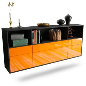 Sideboard Cary, Orange, hängend (180x79x35cm)