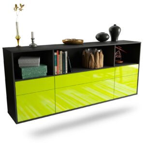 Sideboard Cary, Grün, hängend (180x79x35cm)