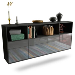 Sideboard Cary, Grau, hängend (180x79x35cm)
