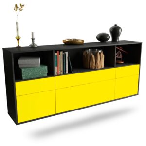 Sideboard Cary, Gelb, hängend (180x79x35cm)
