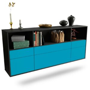 Sideboard Cary, Türkis, hängend (180x79x35cm)