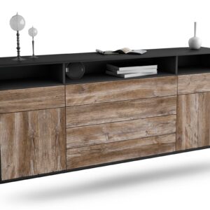 Sideboard Bellevue, Treibholz, hängend (180x79x35cm)