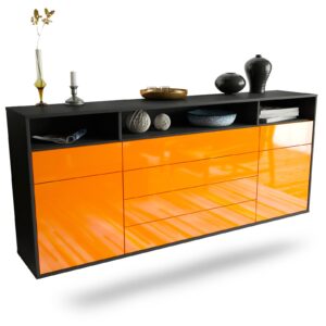 Sideboard Bellevue, Orange, hängend (180x79x35cm)