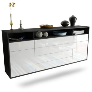 Sideboard Bellevue, Weiß, hängend (180x79x35cm)