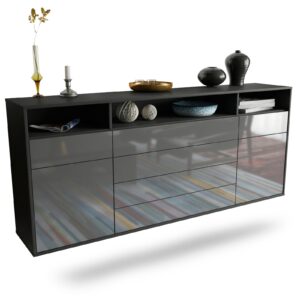 Sideboard Bellevue, Grau, hängend (180x79x35cm)