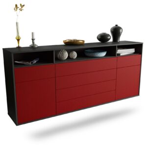 Sideboard Bellevue, Bordeaux, hängend (180x79x35cm)