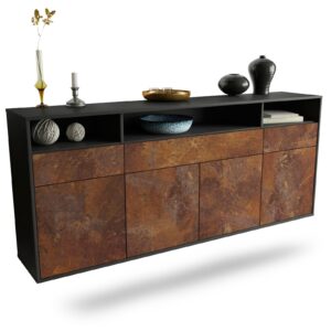 Sideboard Simi Valley, Rost, hängend (180x79x35cm)