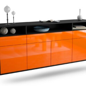 Sideboard Simi Valley, Orange, hängend (180x79x35cm)