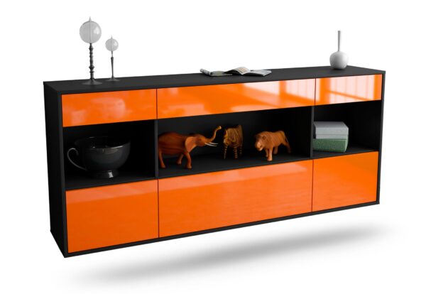 Sideboard Clarksville, Orange, hängend (180x79x35cm)